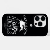 超自然的な「かつては狩人、常に狩人」 Case-Mate iPhoneケース (裏面 (横))