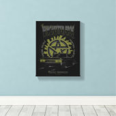 超自然的な「ウィンチェスター・ブラザーズ」車のグラフィック キャンバスプリント (インサイチュ (ウッドフロア))