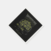 超自然的な「ウィンチェスター・ブラザーズ」車のグラフィック スタンダードカクテルナプキン (角)