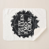 超自然的な「エモ」引用文 シェルパブランケット (正面(横))