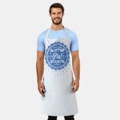 超自然的な「ディーン食べはパイを言う！」 エプロン (着用した状態)