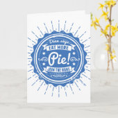 超自然的な「ディーン食べはパイを言う!」 カード (黄色い花)