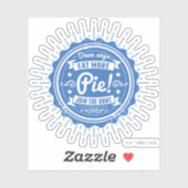 超自然的な「ディーン食べはパイを言う!」 シール (シート)