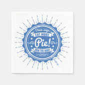 超自然的な「ディーン食べはパイを言う！」 スタンダードカクテルナプキン (正面)