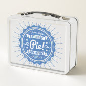 超自然的な「ディーン食べはパイを言う！」 メタルランチボックス (裏面)