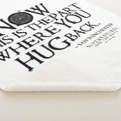 超自然的な「ハグバック」引用文 シェルパブランケット (3/4)