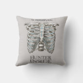 超自然的な「ハンター・インサイド」胸郭グラフィック クッション (裏面)