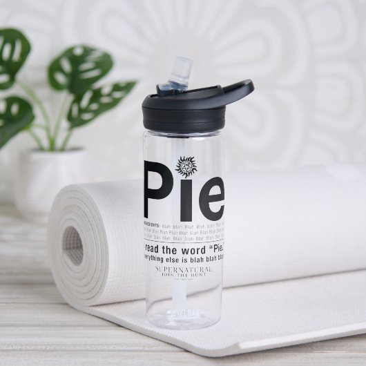 超自然的な「パイ」引用文 ウォーターボトル (ヨガ)