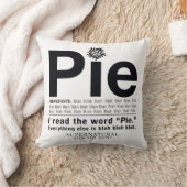 超自然的な「パイ」引用文 クッション (ブランケット)