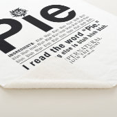 超自然的な「パイ」引用文 シェルパブランケット (3/4)