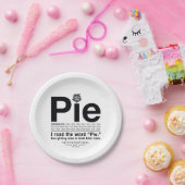 超自然的な「パイ」引用文 ペーパープレート (パーティー)