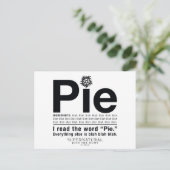 超自然的な「パイ」引用文 ポストカード (スタンド正面)