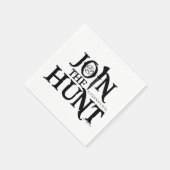 超自然的な「狩りに参加」 スタンダードカクテルナプキン (角)