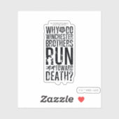 超自然的ウィンチェスターブラザーズ引用文 シール (シート)
