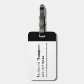 超自然的ウィンチェスターブラザーズ引用文 ラゲッジタグ (裏面縦)