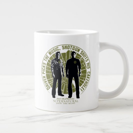超自然的ウィンチェスター兄弟「ショットガン」 ジャンボコーヒーマグカップ (右)