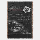 超自然 スローブランケット (正面縦)