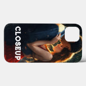 超薄型ショックプルーフiPhoneケース高級レザー Case-Mate iPhoneケース (裏面 (横))