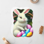 超詳細な童話のイースターバニー三部作 ノートカード (正面/裏面インサイチュ)