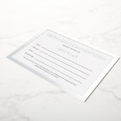 超豪華シルバーフォイル真正性証明書 箔シーズンカード (回転した状態)