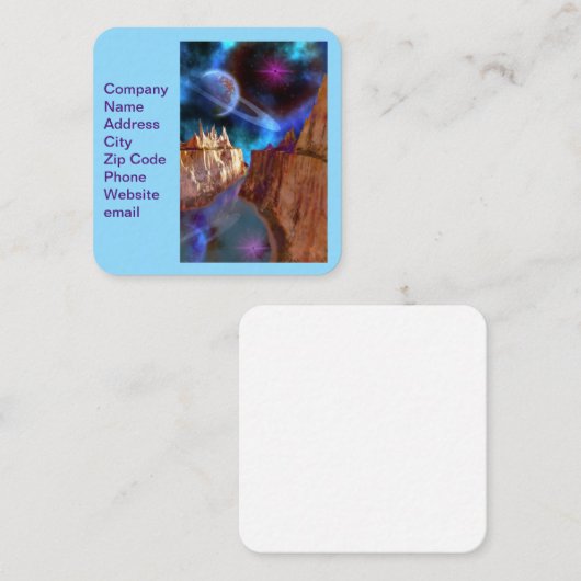 超越する スクエア名刺 (正面/裏面)