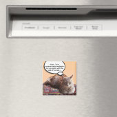 超越瞑想のトルコ猫 マグネット (インサイチュ (食洗機))