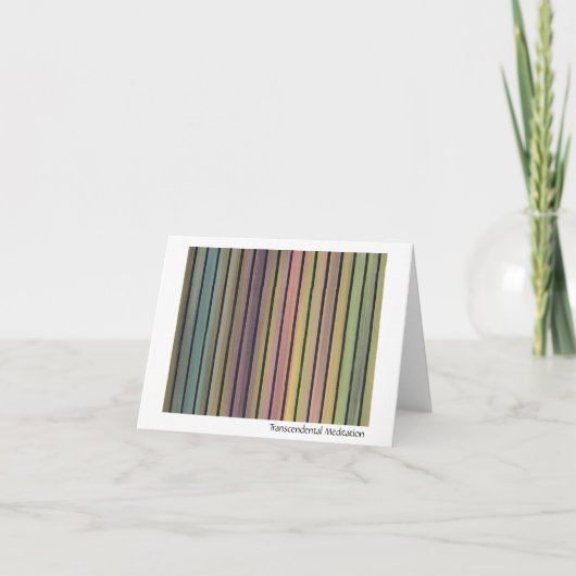 超越瞑想 ノートカード (正面)