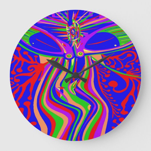 超越進化 ラージ壁時計 (正面)