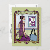 超過手荷物_A_ポストカード ポストカード (正面/裏面)