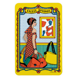 超過手荷物_B_4x6冷蔵庫磁石 マグネット