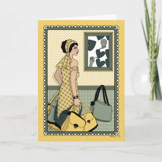 超過手荷物_C_グリーティング カード (正面)