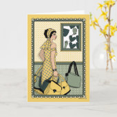 超過手荷物_C_グリーティング カード (黄色い花)