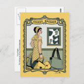 超過手荷物_C_ポストカード ポストカード (正面/裏面)