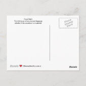 超過手荷物_C_ポストカード ポストカード (裏面)