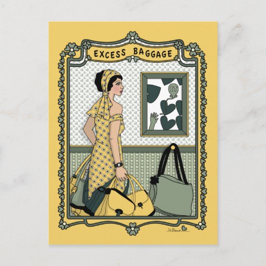 超過手荷物_C_ポストカード ポストカード (正面)