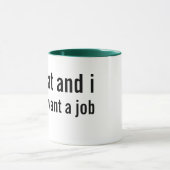 超過重量および不完全就業者 マグカップ (中央)