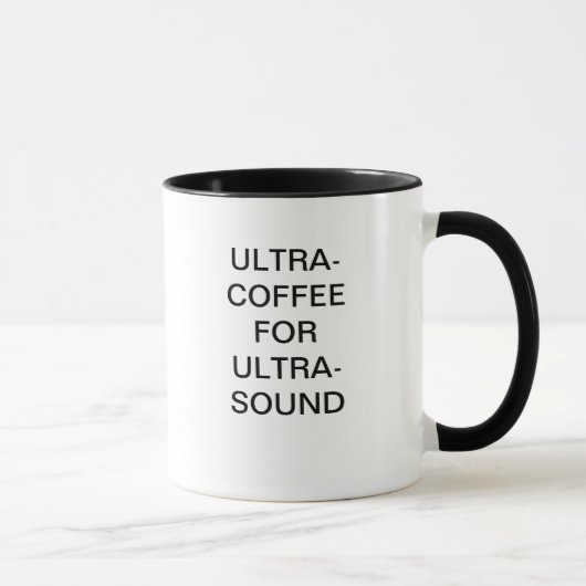 超音波のためのULTRA-COFFEE マグカップ (右)