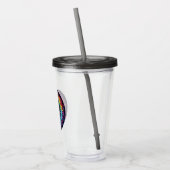 超音波カラフル超音波物理学 アクリルタンブラー (左)