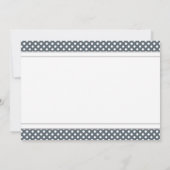 超音波シンプルユニセックスベビー発表 案内状 (裏面)