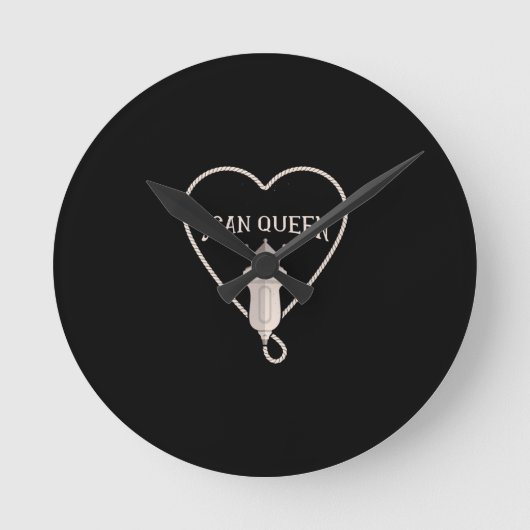 超音波スキャン ラウンド壁時計 (正面)