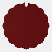 超音波ソノグラム発表紙オーナメント オーナメントカード (裏面)