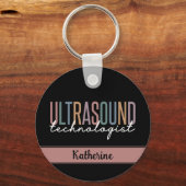 超音波パーソナライズされた技術者の贈り物 キーホルダー (正面)