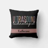 超音波パーソナライズされた技術者の贈り物 クッション (正面)