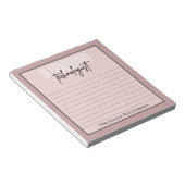 超音波パーソナライズされた技術者 ノートパッド (アングル)