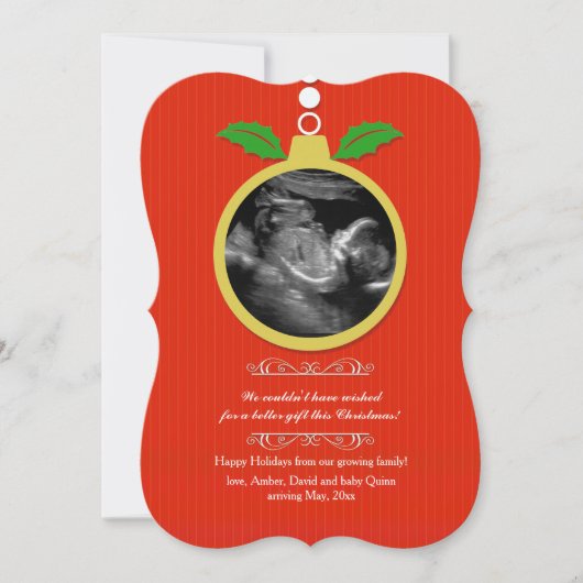 超音波フォトホリデーカード シーズンカード (正面)