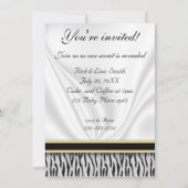 超音波ベビー性発現パーティの招待状 招待状 (裏面)