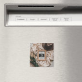 超音波ボーホーな農村風妊娠発表 マグネット (インサイチュ (食洗機))