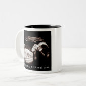 超音波中絶: 私に尋ねることを行っている誰でもか。 ツートーンマグカップ (正面左)