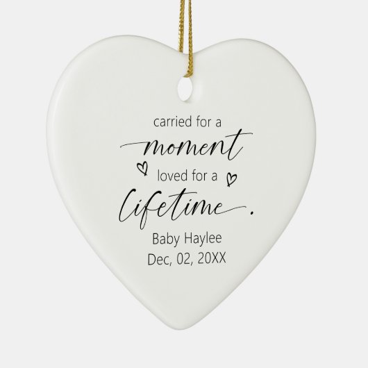 超音波乳児ロスベビーメモリアル記念 セラミックオーナメント (右)