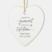 超音波乳児ロスベビーメモリアル記念 セラミックオーナメント (左)